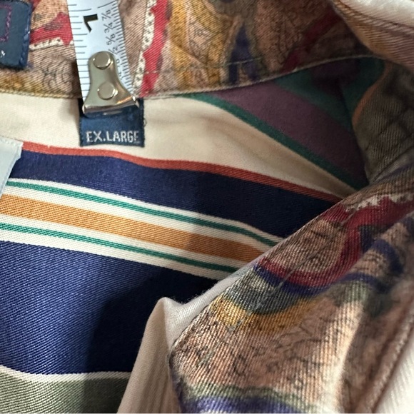 Gant Salty Dog Striped Poplin Button Down Grunge Y2K Shirt 90’s Vintage XL - Picture 9 of 10